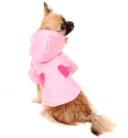 Rain Coat Cha-Cha Couture Reversable Sweet Heart