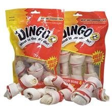 Dingo Mini Hand-Tied Rawhide Bones Value pack