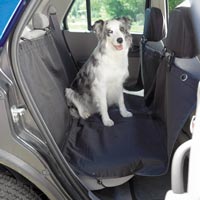 Car Rear Full Seat Cover Hammock Black