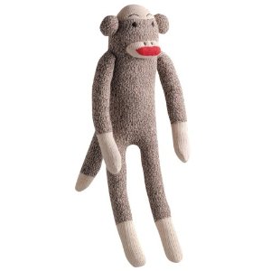 MultiPet Sock Pal Monkey with Squeaker