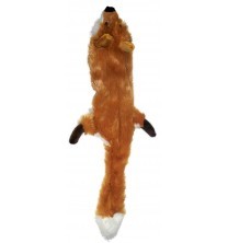 Skinneeez Stuffingless Fox Dog Toy