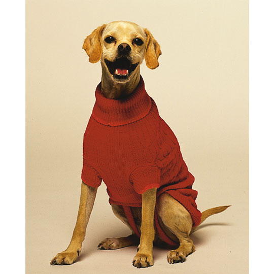 Sweater CLASSIC CABLE RED