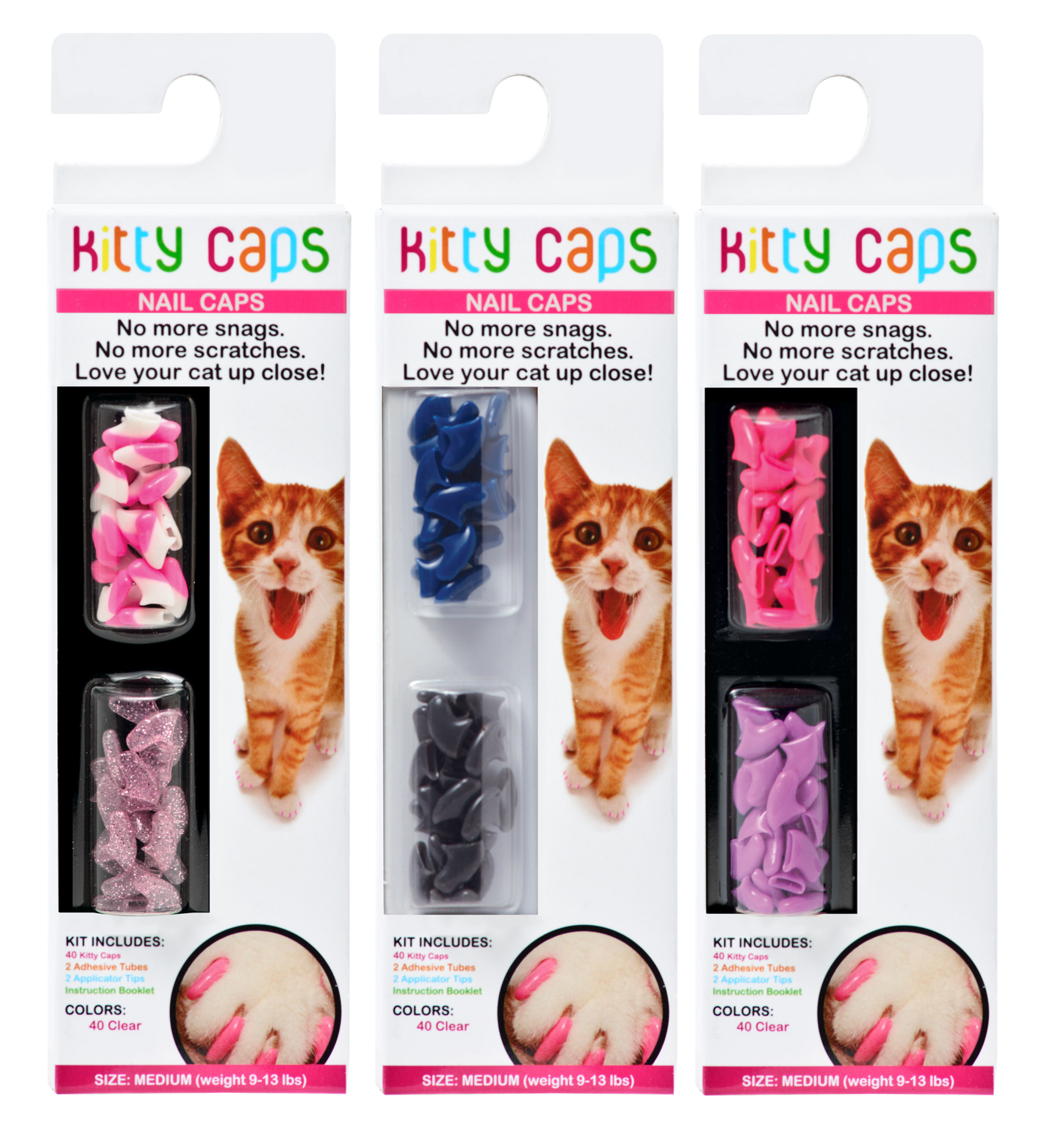 Kitty dog Caps Soft Nail Claws Paws Cats pick size color